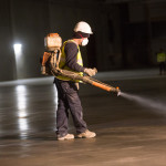 Roc Cure concrete curing agent for industrial concrete floors