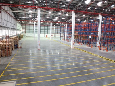 Distribution centre, featuring Rocland Qualidur surface hardener