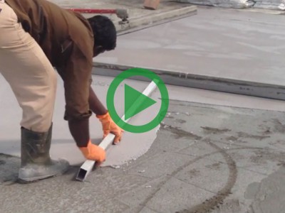 Wet-On-Wet Concrete Floor Surface Hardener Application